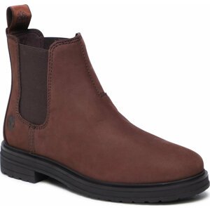 Kotníková obuv s elastickým prvkem Timberland Hannover Hill TB0A2HBB9311 Dark Brown Nubuck