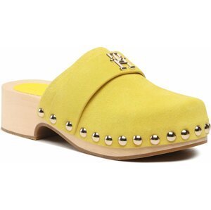 Nazouváky Tommy Hilfiger Th Clog Suede FW0FW07171 Vivid Yellow ZGS