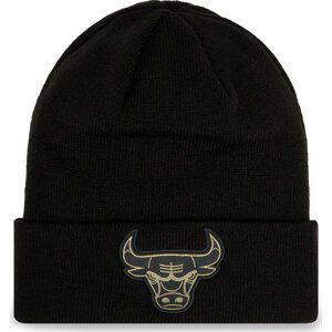 Čepice New Era Badge Beanie Bulls 60364359 Černá