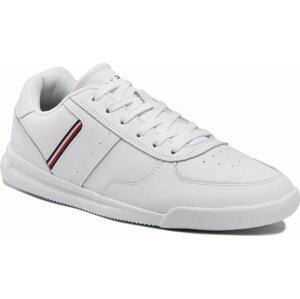 Sneakersy Tommy Hilfiger Lightweight Leather Detail Cup FM0FM04280 White YBR