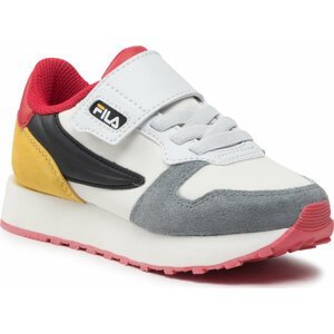 Sneakersy Fila Retroque Velcro Kids FFK0036.13056 Marshmallow/Fila Red