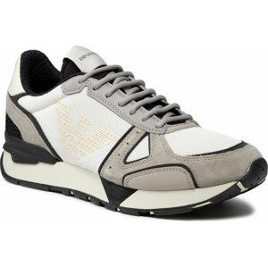 Sneakersy Emporio Armani X4X289 XM499 Q427 Plast/Plast/Of.Wht/B