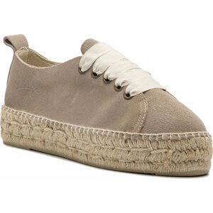 Espadrilky Manebi Sneakers D W 1.9 E0 Vintage Taupe Suede