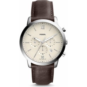 Hodinky Fossil Neutra Chrono FS5380 Brown/Silver