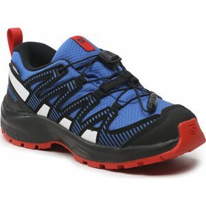 Trekingová obuv Salomon Xa Pro V8 Cswp J 471262 09 W0 Lapis Blue/Black/Fiery Red