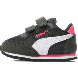 Sneakersy Puma St Runner V3 Mesh V Inf 385512 16 Shadow Gray/White/Glow Pink
