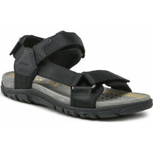 Sandály Geox Uomo Sandal Strada U3524A00011C9999 Černá