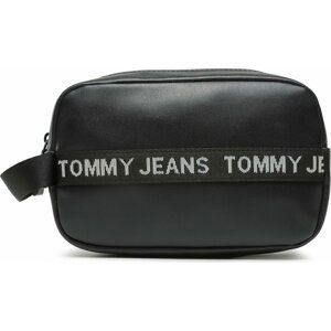 Kosmetický kufřík Tommy Jeans Tjm Essential Leather Washbag AM0AM11425 BDS