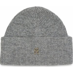 Čepice Tommy Hilfiger Th Evening Beanie AW0AW15319 Černá