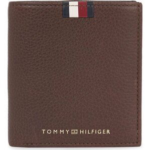 Pánská peněženka Tommy Hilfiger Th Corp Leather Trifold AM0AM11597 Coffee Bean GB6