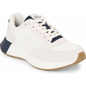 Sneakersy Tommy Hilfiger Classic Elevated Runner Mix FM0FM04636 Ancient White YBH