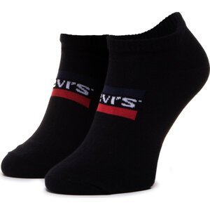Sada 2 párů nízkých ponožek unisex Levi's® 37157-0165 Black