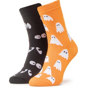 Klasické ponožky Unisex Dots Socks DTS-SX-487-X Černá