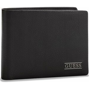 Velká pánská peněženka Guess New Boston Flat Billfold SM2511 LEA27 Černá