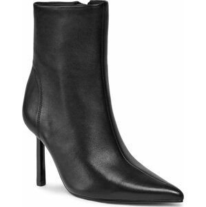 Polokozačky Steve Madden Iyanna Bootie SM11002278 SM11002278-017 Black Leather