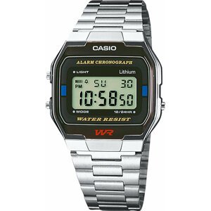 Hodinky Casio Vintage A163WA-1QES Silver/Silver