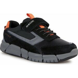 Sneakersy Geox J Flexyper Boy J359BA 05422 C0038 S Black/Orange