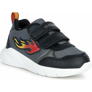 Sneakersy Geox B Sprintye Boy B354UC 0FU54 C0048 S Black/Red