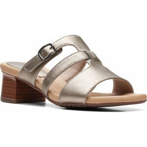 Sandály Clarks Desirae Palm 26171176 Bronze Metallic