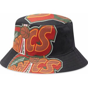 Klobouk Mitchell & Ness Nba Cut Up Bucket Supersonics BUCKSH21322 Black