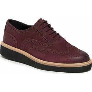 Oxfordy Clarks Baille Brogue 261613244 Burgundy Leather