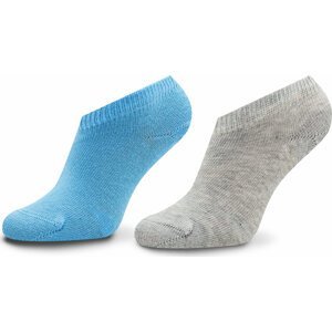 Sada 2 párů dětských nízkých ponožek Tommy Hilfiger 301390 Sky Blue 050