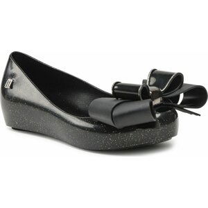 Baleríny Melissa Mini Melissa Ultragirl Sweet I 33552 Black Glitter AG728