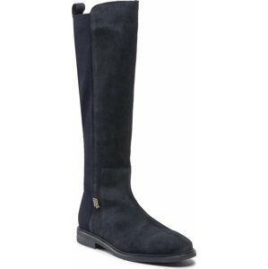 Kozačky ve vojenském stylu Tommy Hilfiger Th Essentials Longboot FW0FW07050 Desert Sky DW5