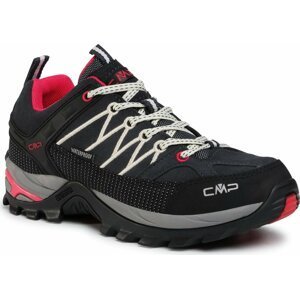 Trekingová obuv CMP Rigel Low Wmn Trekking Shoes Wp 3Q13246 Antracite/Off White 76UC