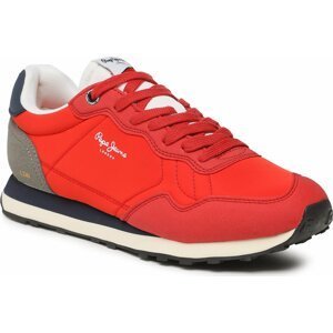 Sneakersy Pepe Jeans Natch Male PMS30945 Red 255