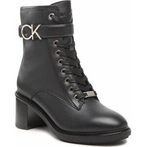 Polokozačky Calvin Klein Rubber Sole Comb Boot HW0HW01256 Ck Black BAX