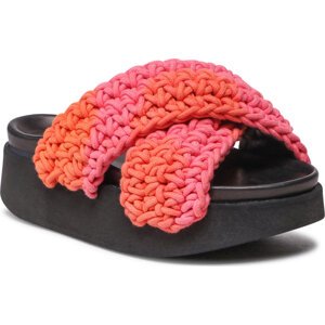 Nazouváky Inuikii Woven Batic Platform 70103-008 Pink