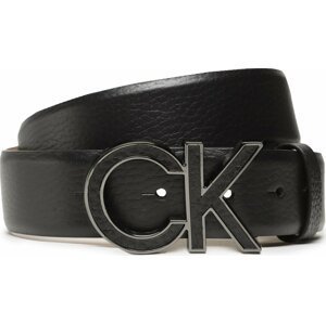 Pánský pásek Calvin Klein Adj Ck Metal Bombe Inlay 35 Mm K50K510353 BAX