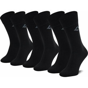 Sada 3 párů pánských vysokých ponožek Converse E745B-3010 r.39-42 Černá