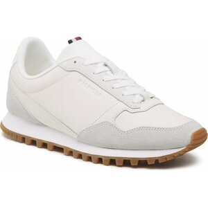 Sneakersy Tommy Hilfiger Elevated Runner Leather Mix FM0FM04357 Light Cast PSU