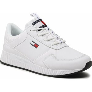 Sneakersy Tommy Jeans Flexi Runner Ess EM0EM01080 White YBR