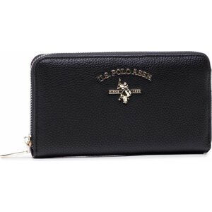 Velká dámská peněženka U.S. Polo Assn. Stanford L Zip Wallet BEUSS5184WVP000 Black