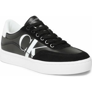 Sneakersy Calvin Klein Jeans Classic Cupsole Laceup Mix Lth YW0YW01057 Black/Bright White/Silver BEH