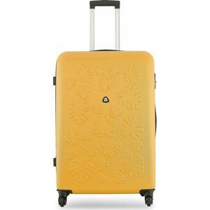 Velký tvrdý kufr Semi Line T5590-6 Žlutá
