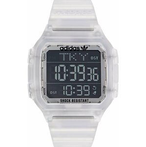 Hodinky adidas Originals Digital One GMT AOST22049 Clear