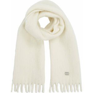 Šál Tommy Jeans Tjw Cosy Knit Scarf AW0AW15904 Ivory YBI