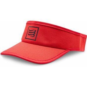 Kšilt Compressport Visor CU00054B Red/Black 301