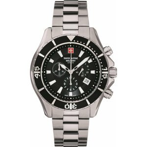 Hodinky Swiss Alpine Military 7040.9137 Silver/Black