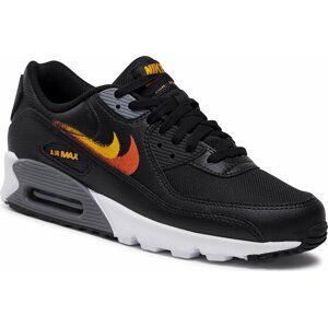 Sneakersy Nike Air Max 90 FJ4229-001 Black/University Gold/Biel/Safety Orange