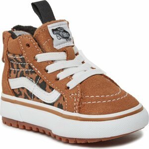 Sneakersy Vans Td Sk8-Hi Zip Mte-1 VN0A5HZ3BF21 Brown/True White