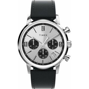 Hodinky Timex Marlin Chronograph TW2W10300 Silver/Black