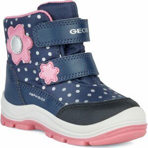 Sněhule Geox B Flanfil Girl B Abx B363WB 0MNBC C4268 S Navy/Fuchsia