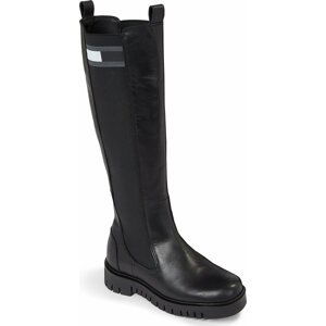 Kozačky Tommy Jeans Tjw High Shaft Boot EN0EN02316 Black BDS