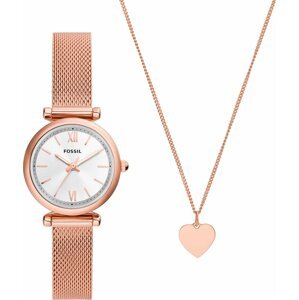 Hodinky Fossil Carlie ES5314SET Rose Gold/Rose Gold