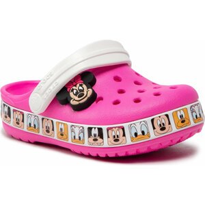 Nazouváky Crocs Fl Minnie Mouse Band 207720 Electric Rose